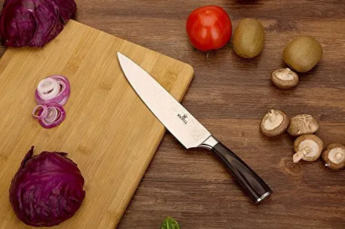 Soufull 8-inch Chef Knife VG 10 Japanese Stainless Steel Gyutou Knife with Ergonomic Handle