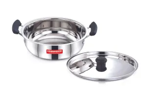 Sowbaghya Stainless Steel Deep Kadai