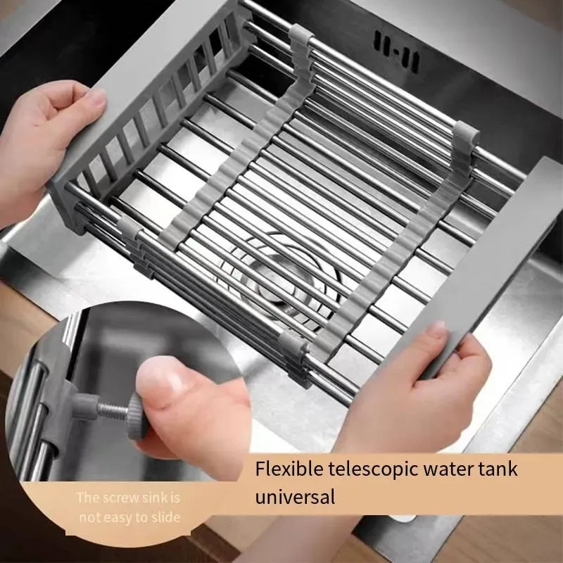 Stainless Steel Kitchen Sink Drain Rack