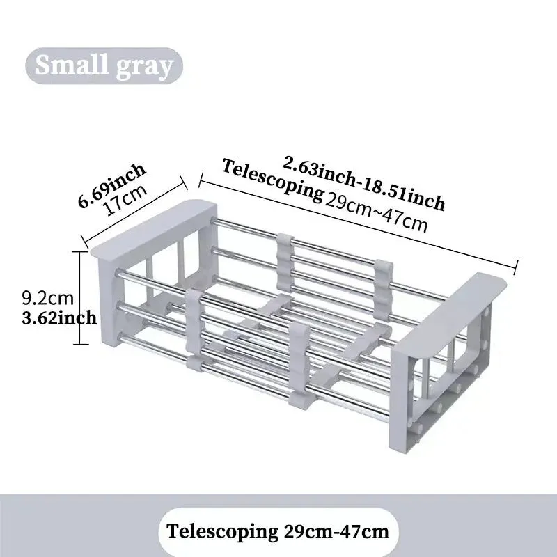 Stainless Steel Kitchen Sink Drain Rack