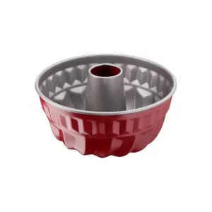 Tefal, Delibake Kugelhopf Steel Baking Mould 22cm, Red