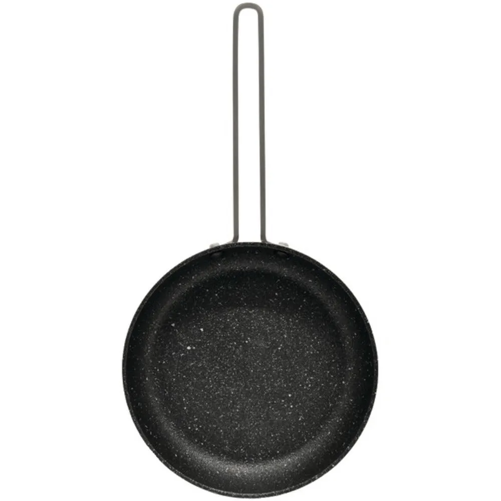 THE ROCK by Starfrit 030949-006-0000 THE ROCK by Starfrit 6.5 Personal Fry Pan with Stainless Steel Wire Handle