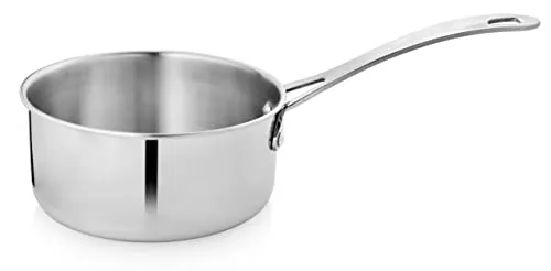 Vinayak International Stainless Steel Sauce Pan, Sauce Pot, Milk Pan 1 Pc Dia - 15 cm Capacity - 1000ml