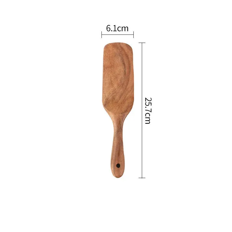 Wooden Long Handle Spatula