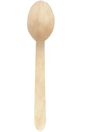 Wooden Spoon 155mm 24pk